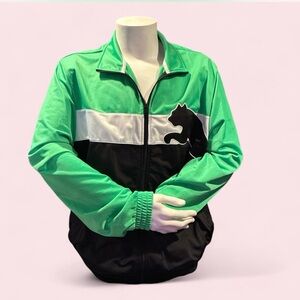 Men’s Puma track jacket size XL green / black / white excellent condition